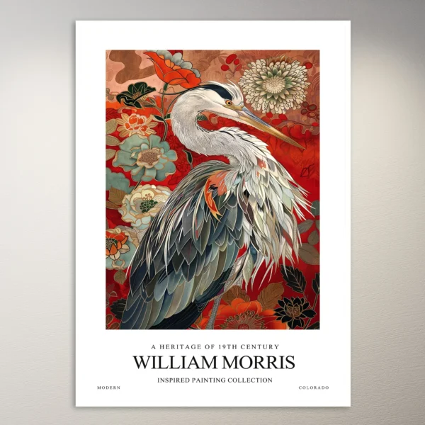 William Morris Inspired Painting | Art Poster