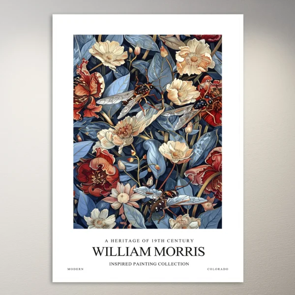 William Morris Inspired Painting | Art Poster