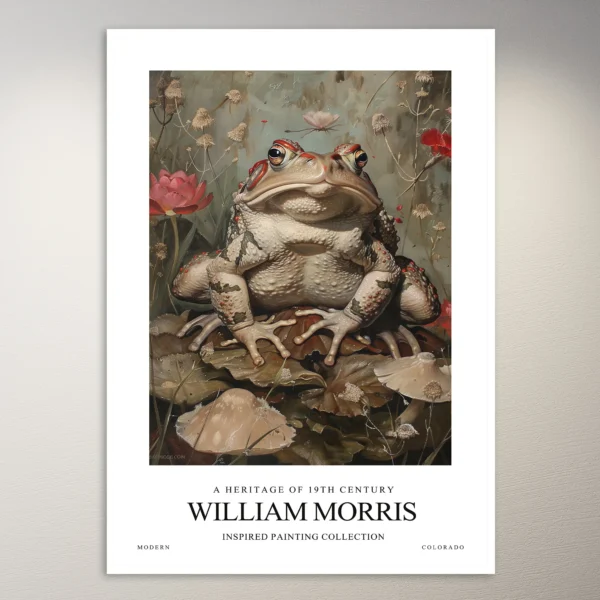 William Morris Inspired Painting | Art Poster