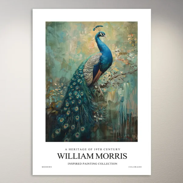 William Morris Inspired Painting | Art Poster