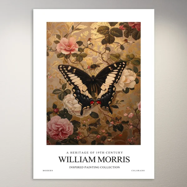 William Morris Inspired Painting | Art Poster