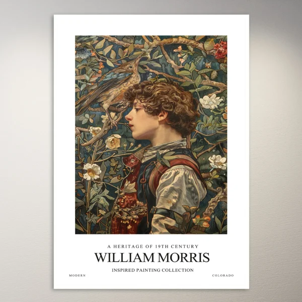 William Morris Inspired Painting | Art Poster