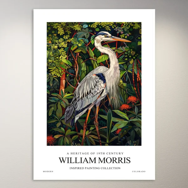 William Morris Inspired Painting | Art Poster