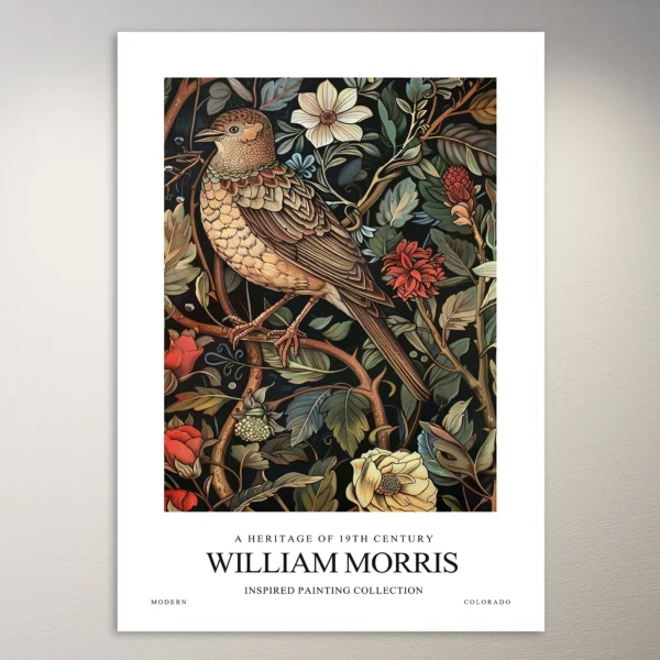 William Morris Inspired Painting | Art Poster