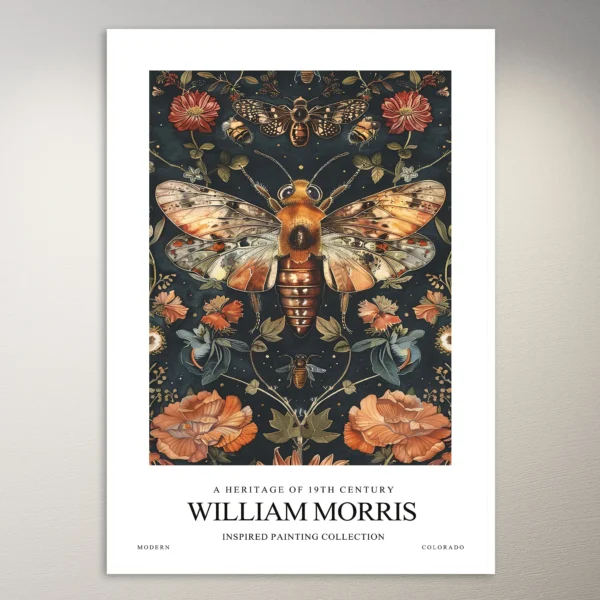 William Morris Inspired Painting | Art Poster