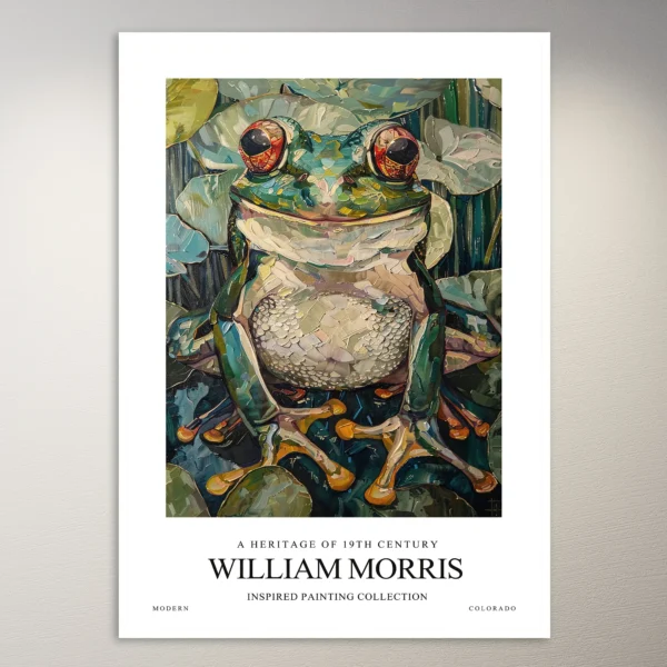 William Morris Inspired Painting | Art Poster