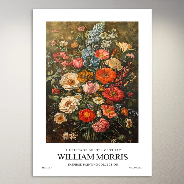 William Morris Inspired Painting | Art Poster