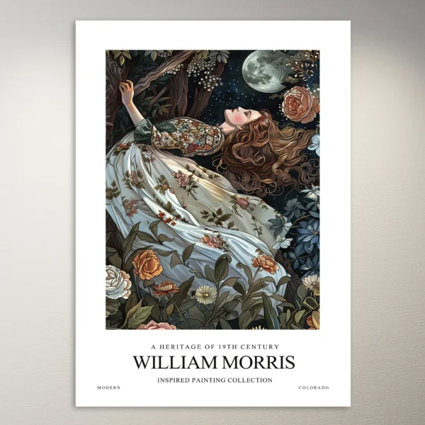 William Morris Inspired Painting | Art Poster