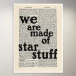 We are made of star stuff | Aesthetic Poster