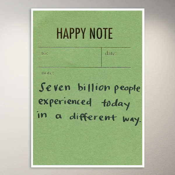 Happy Note | Aesthetic Poster