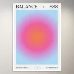 Balance 888 | Positvity Poster | Aesthetic Poster