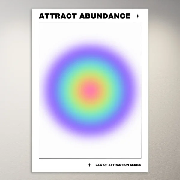 Aura & Positvity Poster | Aesthetic Poster