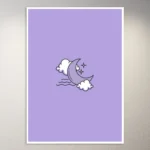 Cute Lilac Aesthetic Poster