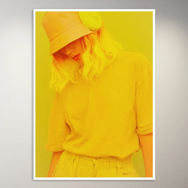 Yellow Aesthetic Poster