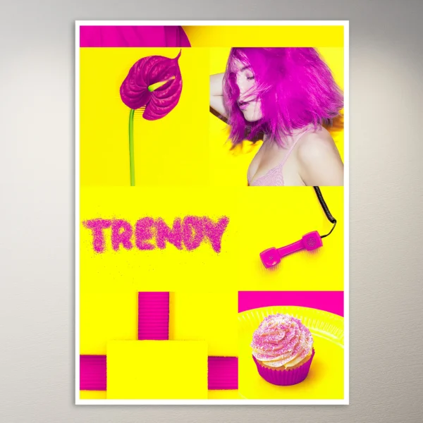 Yellow Aesthetic Poster