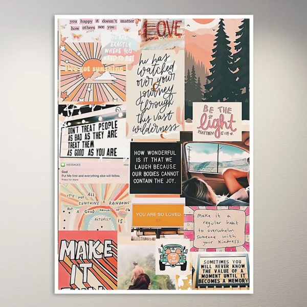 Positivity Moodboard | Aesthetic Poster