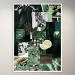 Green Aesthetic Moodboard Poster