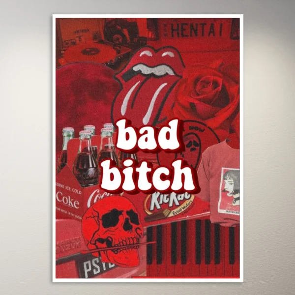 Red Aesthetic Poster