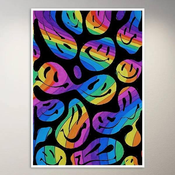 Trippy Art Poster | Trippy Smiles