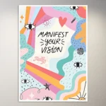 Manifest your Vision | Aesthetic Poster