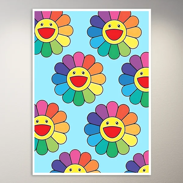 Happy Sunflowers | Aesthetic Poster