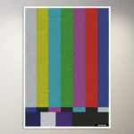 TV Glitch Pattern | Aesthetic Poster