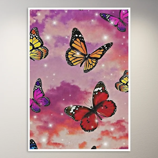 Aesthetic Butterflies | Aesthetic Poster