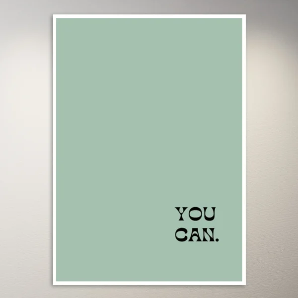 You can. | Aesthetic Poster