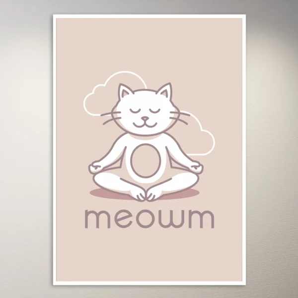 Meow | Cute Poster