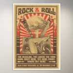 Vintage Rock n Roll Poster