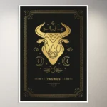 Taurus Zodiac Sign Poster