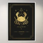 Cancer Zodiac Sign Poster