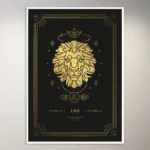 Leo Zodiac Sign Poster