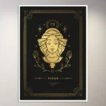 Virgo Zodiac Sign Poster