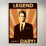 Legendary Wait for It Poster Barney HIMYM Poster | TV Show Poster