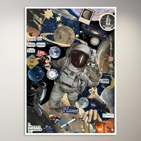 Astronomy Moodboard Poster