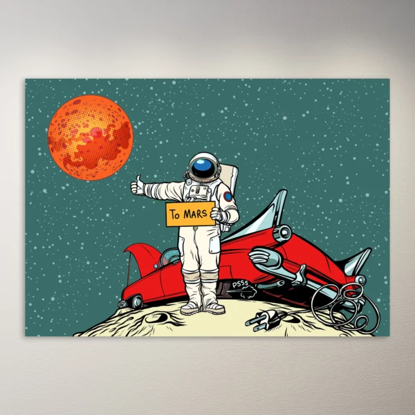 Vintage Poster | To Mars Poster