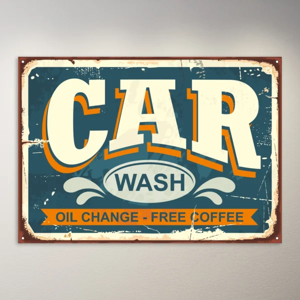 Vintage Poster | Car Wash Poster