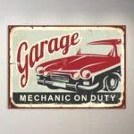 Vintage Poster | Vintage Garage Poster