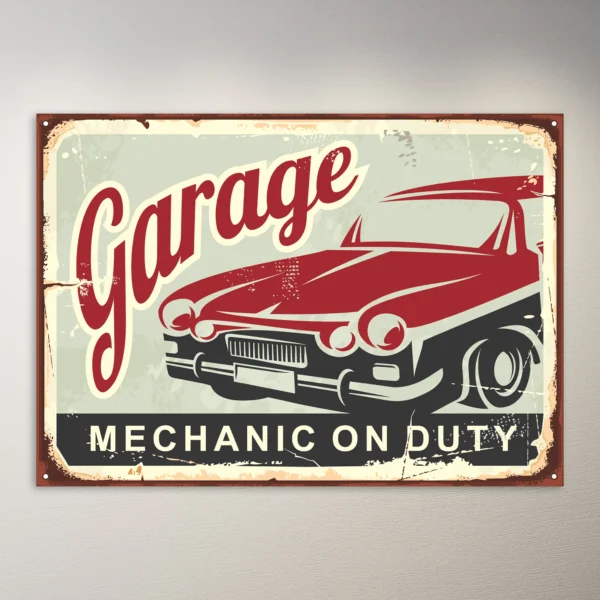 Vintage Poster | Vintage Garage Poster