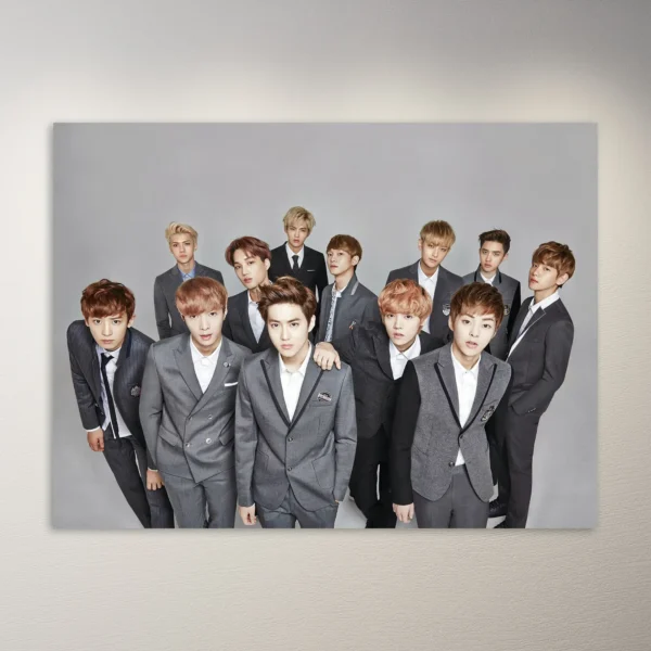 Exo Wall Poster | K-Pop Poster | Exo Poster