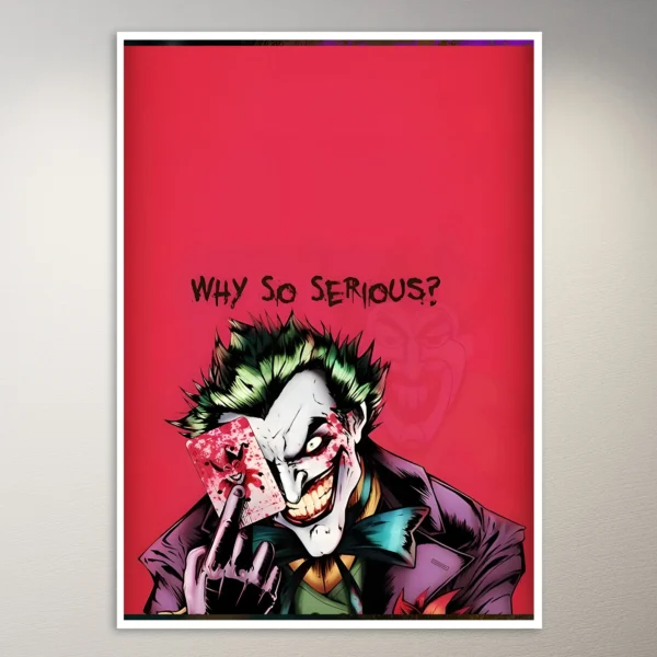 Joker Why so Serious Poster