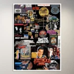 Retro Music Moodboard Poster